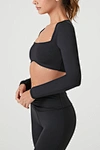 black crop top