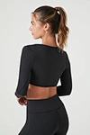 suoper long sleeve crop top